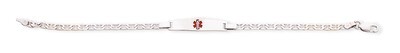 8 Inch Medical ID Anchor Link Bracelet Sterling Silver XSM44-8, MPN: XSM44-8, 883957274294
