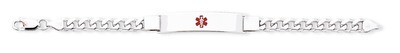 7 Inch Medical ID Curb Link Bracelet Sterling Silver XSM37-7, MPN: XSM37-7, 883957273976