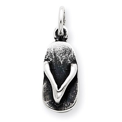 Sterling Silver Sandal Charm QC3826