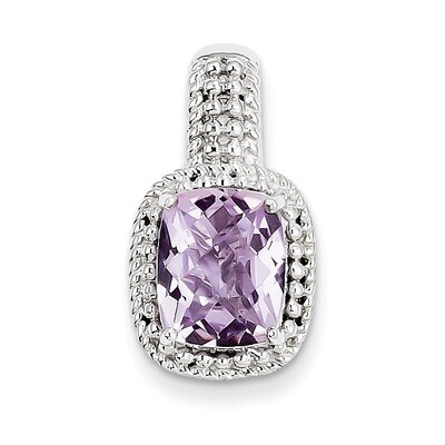 Pink Quartz Pendant Sterling Silver QP2950PQ, MPN: QP2950PQ, 883957358185