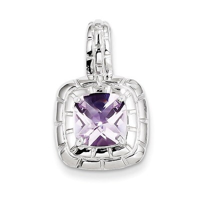 Pink Quartz Pendant Sterling Silver QP2939PQ, MPN: QP2939PQ, 883957017402