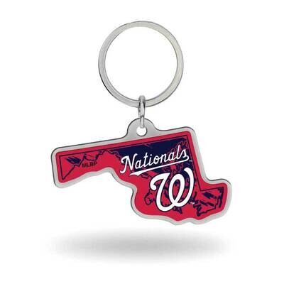 MLB Washington Nationals-Maryland State Shaped Key Ring GC8016, MPN: GC8016, 767345747075