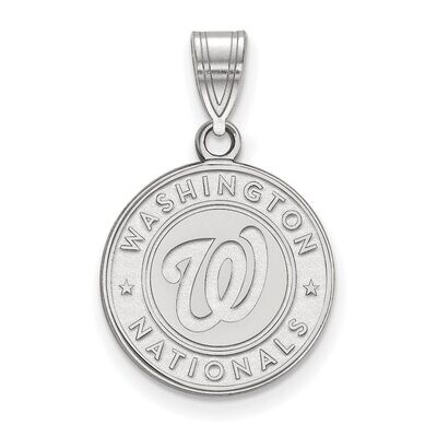 Washington Nationals Medium Pendant Sterling Silver SS002NAT, MPN: SS002NAT, 886774623634