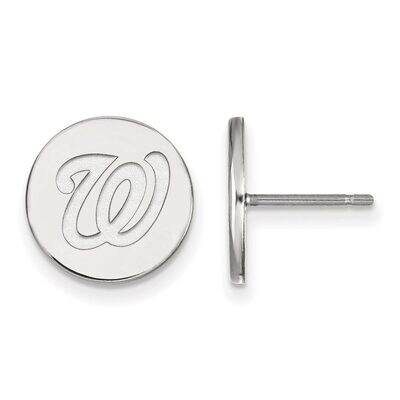Washington Nationals Small Disc Earring Sterling Silver SS020NAT, MPN: SS020NAT, 886774628929