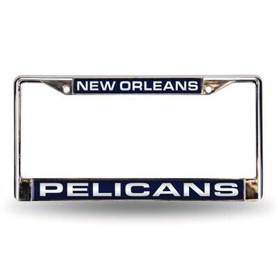 NBA New Orleans Pelicans Laser Chrome Car License Plate Frame GC7058, MPN: GC7058, 94746403300