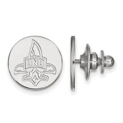 University of New Orleans Lapel Pin 14k White Gold 4W007UNO, MPN: 4W007UNO, 886774834542