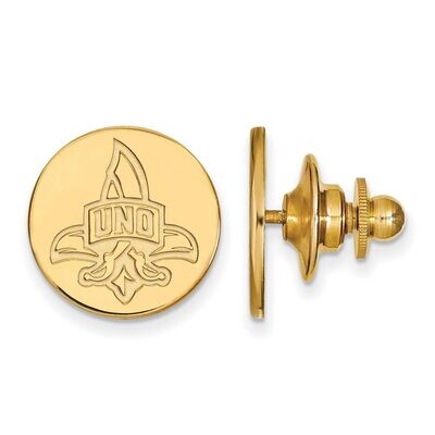 University of New Orleans Lapel Pin Gold-plated Silver GP007UNO, MPN: GP007UNO, 886774906263