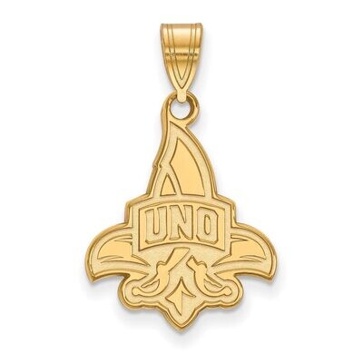 University of New Orleans Large Pendant 10k Yellow Gold 1Y003UNO, MPN: 1Y003UNO, 886774800202