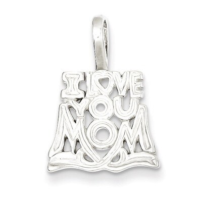I Love You Mom Pendant Sterling Silver QC4581, MPN: QC4581, 883957975221