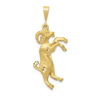 Aries Zodiac Charm 10k Gold 10ZC464, MPN: 10ZC464,