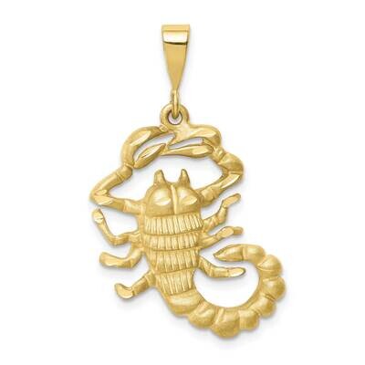 Scorpio Zodiac Charm 10k Gold 10ZC471, MPN: 10ZC471,