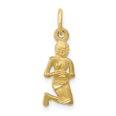 Virgo Zodiac Charm 10k Gold 10ZC481, MPN: 10ZC481,