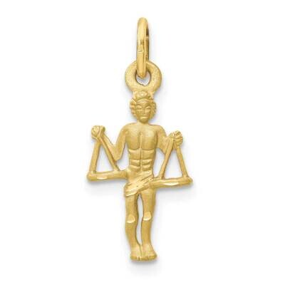Libra Zodiac Charm 10k Gold 10ZC482, MPN: 10ZC482,