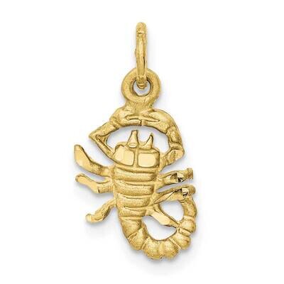 Scorpio Zodiac Charm 10k Gold 10ZC483, MPN: 10ZC483,