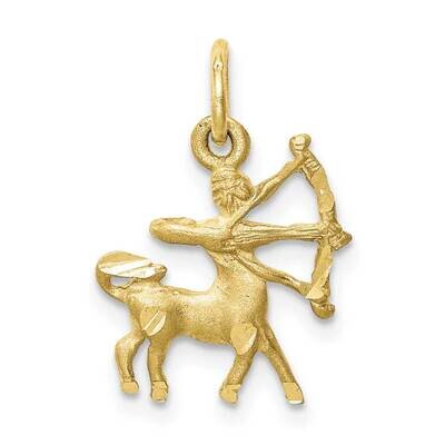 Sagittarius Zodiac Charm 10k Gold 10ZC484, MPN: 10ZC484,