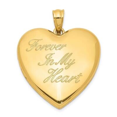 Forever In My Heart Ash Holder Heart Locket Sterling Silver Gold-tone QLS996, MPN: QLS996, 88677407…