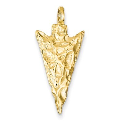 Arrow Head Charm 14k Gold A0932, MPN: A0932, 883957853123