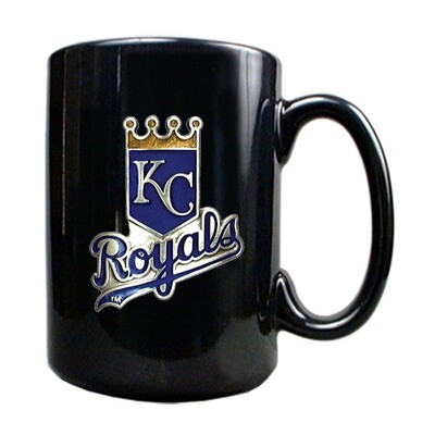 Kansas City Royals 15oz Black Ceramic Mug GC792, MPN: GC792, 89006604955