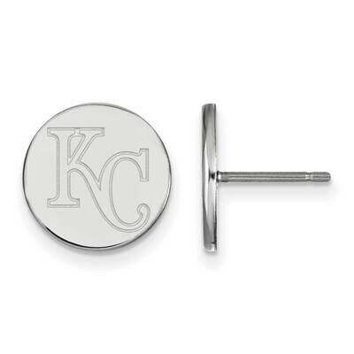 MLB Kansas City Royals Small Disc Earrings Sterling Silver Rhodium-plated SS024ROY, MPN: SS024ROY, …