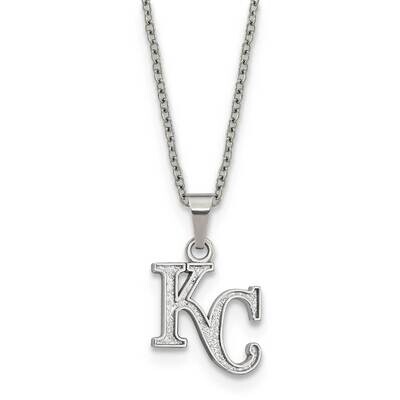 MLB Kansas City Royals Pendant On 2 inch Extender Necklac Stainless Steel ST516ROY, MPN: ST516ROY, …