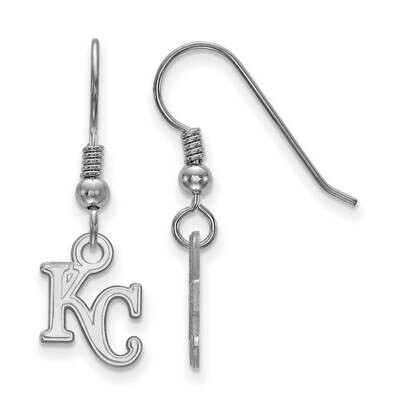 MLB Kansas City Royals Extra Small Dangle Earrings Sterling Silver Rhodium-plated SS025ROY, MPN: SS…