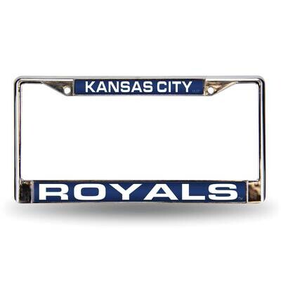 MLB Kansas City Royals Blue Laser Chrome Car License Plate Frame GC7021, MPN: GC7021, 94746402815