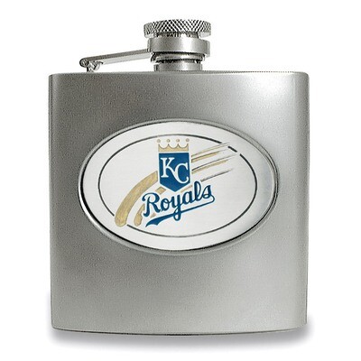 Kansas City Royals Stainless Steel 6oz Hip Flask GC972, MPN: GC972, 89006607376