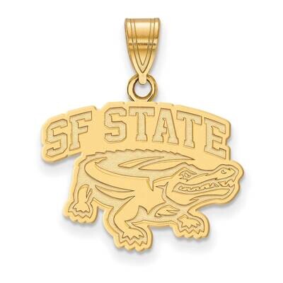 San Francisco State University Medium Pendant Gold-plated Sterling Silver GP005SFU, MPN: GP005SFU, …