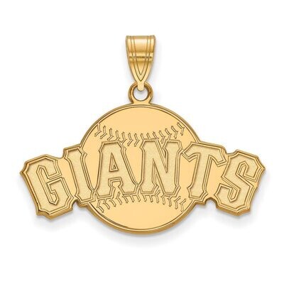 San Francisco Giants Large Pendant Gold-plated Silver GP048GIT, MPN: GP048GIT, 886774946337