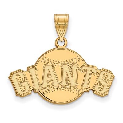 San Francisco Giants Medium Pendant Gold-plated Silver GP047GIT, MPN: GP047GIT, 886774945750