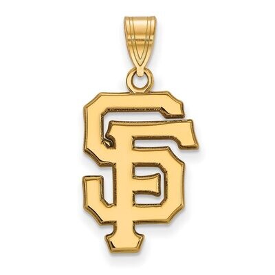 San Francisco Giants Large Pendant Gold-plated Silver GP004GIT, MPN: GP004GIT, 886774898186