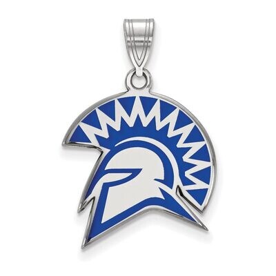 San Jose State University Large Enamel Pendant Sterling Silver SS009SJS, MPN: SS009SJS, 886774697574