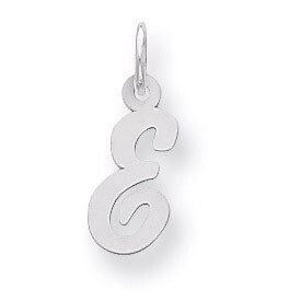 Script Initial E Charm Sterling Silver QC5080E, MPN: QC5080E, 883957560861