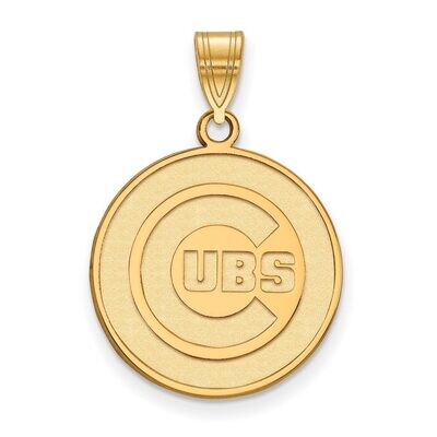 Chicago Cubs Large Pendant 10k Yellow Gold 1Y004CUB, MPN: 1Y004CUB, 886774800783