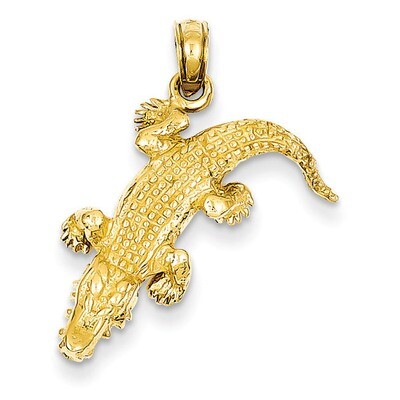 Alligator Pendant 14k Gold K3313, MPN: K3313, 637218095933