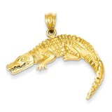 Alligator Pendant 14k Gold C128, MPN: C128, 886774087573