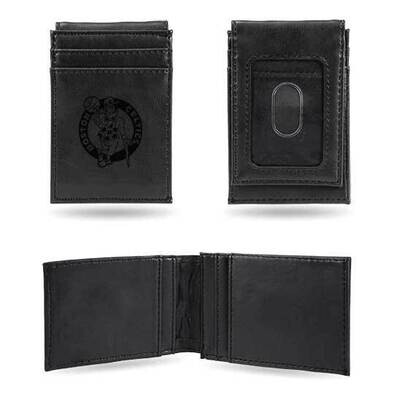 NBA Boston Celtics Black Faux Leather Front Pocket Wallet GC7440, MPN: GC7440, 767345895240