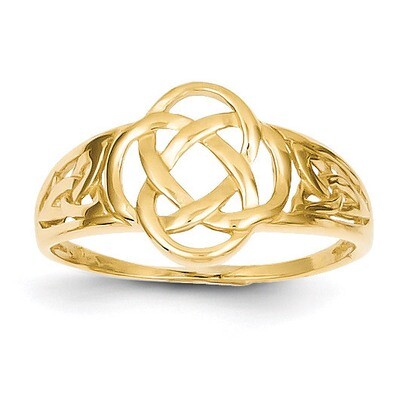 Polished Ladies Celtic Knot Ring 14k Gold D1870, MPN: D1870, 883957899039