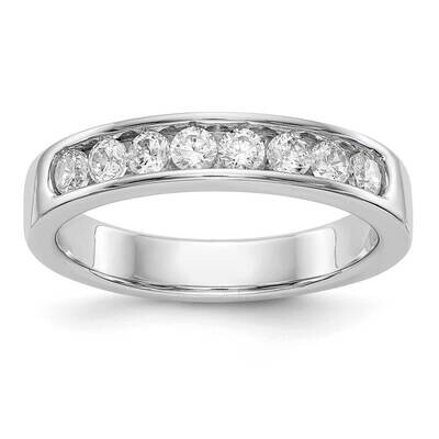 8-Stone Diamond Channel Band 14k White Gold RM3306B-047-WAA, MPN: RM3306B-047-WAA,