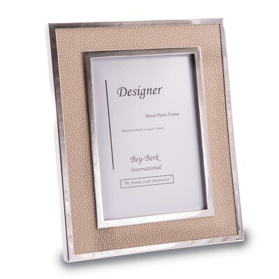 Stingray Design 4 x 6 Inch Photo Frame Silver-plated GM13404