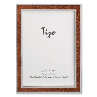 Faux Stingray Brown 4 x 6 Inch Photo Picture Frame GM12500, MPN: GM12500,
