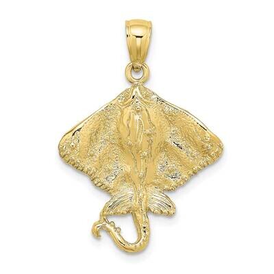 2-D Stingray Charm 10k Gold 10K7538, MPN: 10K7538,