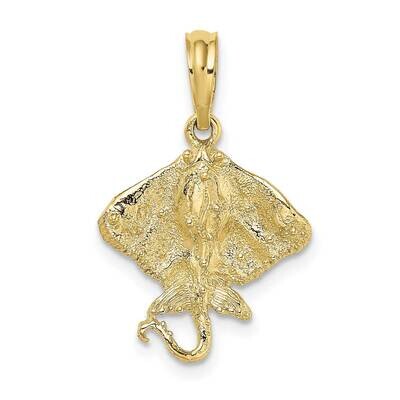 2-D Stingray Charm 10k Gold 10K7546, MPN: 10K7546,