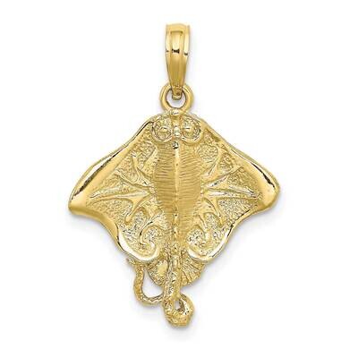 2-D Stingray Charm 10k Gold 10K7567, MPN: 10K7567,