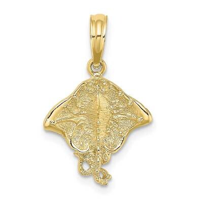 2-D Stingray Charm 10k Gold 10K7578, MPN: 10K7578,