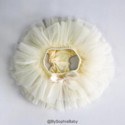 Baby Tutu Skirt Ivory Tutu Skirt Ivory Baby Bloomers Ivory Diaper Cover Baby Diaper Cover Champagne…