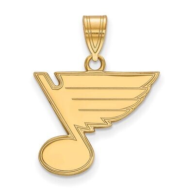 Saint Louis Blues Medium Pendant Gold-plated Silver GP003BLE, MPN: GP003BLE, 886774740904