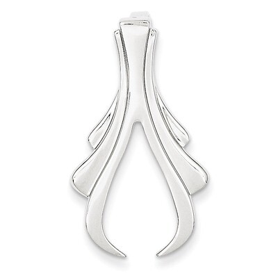 Fits up to 8mm on Either Style Omega, Omega Slide 14k White Gold SLW255, MPN: SLW255, 191101371554