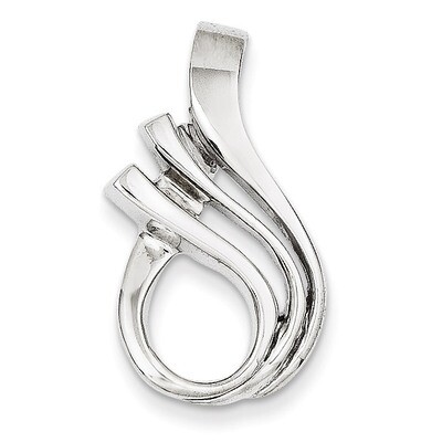 Fits up to 5mm Omega, 6mm Reversible, Omega Slide 14k White Gold SLW244, MPN: SLW244, 191101371516