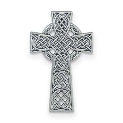Celtic Cross Wall Plaque Silver-tone GM17336, MPN: GM17336, 785525211581